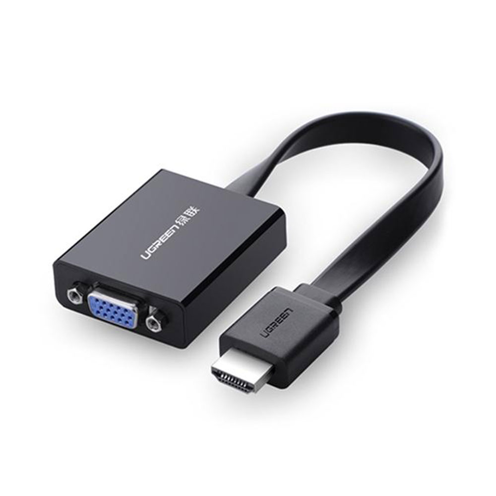 ADAPTADOR ACTIVO UGREEN HDMI A VGA + AUDIO + MICRO USB