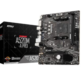 TARJETA MADRE MSI A520M-A PRO DDR4 AM4 MICRO-ATX