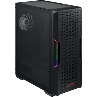 CASE GAMING ADATA XPG STARKER AIR MID-TOWER ATX NEGRO ARGB VIDRIO TEMPLADO STARKERAIR-BKCWW
