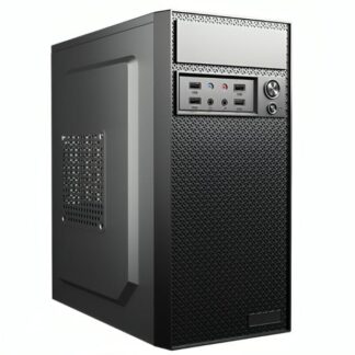 CASE CM24KTRA001C MICRO-ATX NEGRO CON FUENTE 600W SIN VENTILACIÓN
