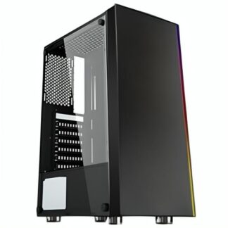 CASE GAMING RGB EAGLE WARRIOR CG11Q3RA001C MID TOWER MICRO-ATX VIDRIO TEMPLADO RGB NEGRO