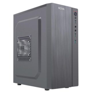 CASE NOVA CM05KTRA006C MINI TOWER MICRO-ATX NEGRO CON FUENTE 600W SIN VENTILACIÓN