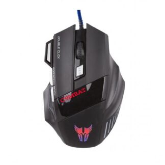 MOUSE GAMER ARGOM COMBAT USB NEGRO 2400 DPI LED