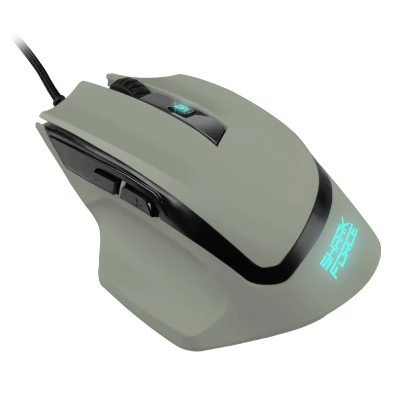 MOUSE GAMER SHARKOON FORCE II USB GRIS 4200 DPI LED - Image 2