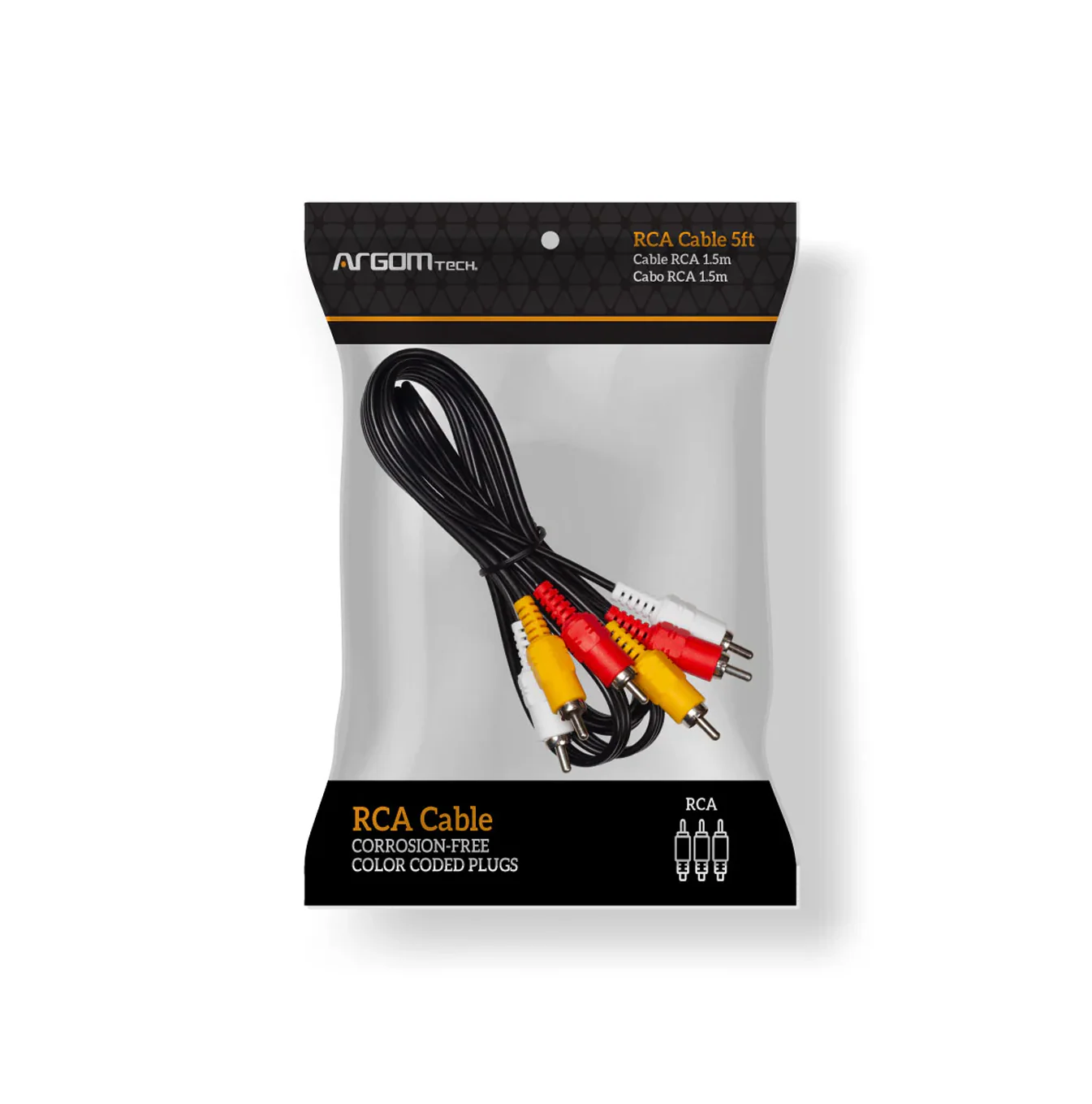 CABLE RCA A RCA ARGOM 5FT ARG-CB-0089