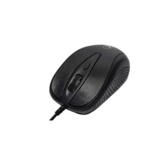 MOUSE UNNO TEKNO TREK USB NEGRO ALÁMBRICO
