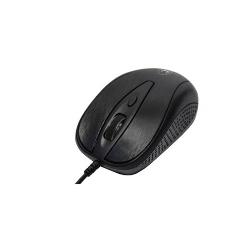 MOUSE UNNO TEKNO TREK USB NEGRO ALÁMBRICO