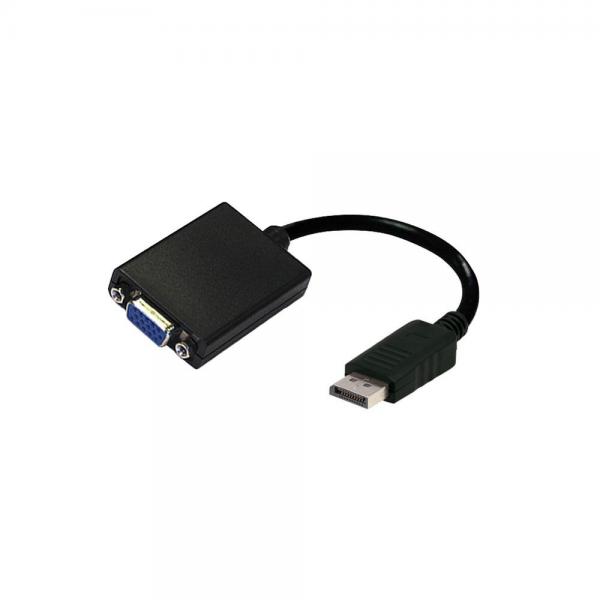 ADAPTADOR ARGOM DISPLAYPORT A VGA 15CM NEGRO ARG-CB-0056 - Image 2