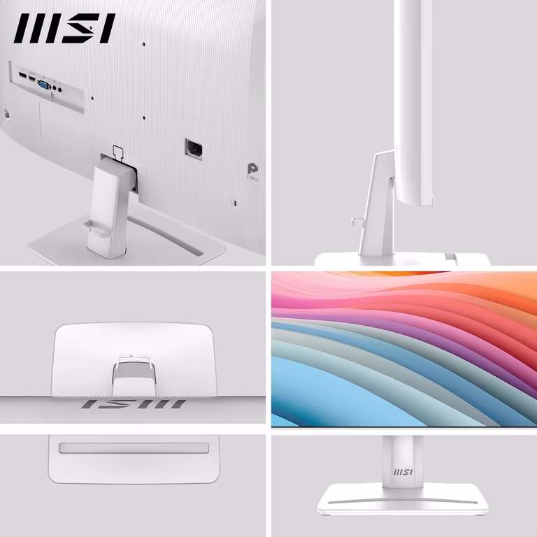 MONITOR MSI PRO MP275W E2 27" FULL HD 120HZ IPS HDMI DP VGA BLANCO - Image 2