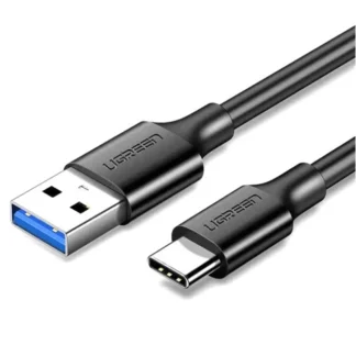 CABLE UGREEN USB-A 3.0 A USB-C 1.5M NEGRO US184