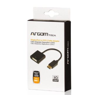 ADAPTADOR ARGOM DISPLAYPORT A DVI 15CM ARG-CB-1322