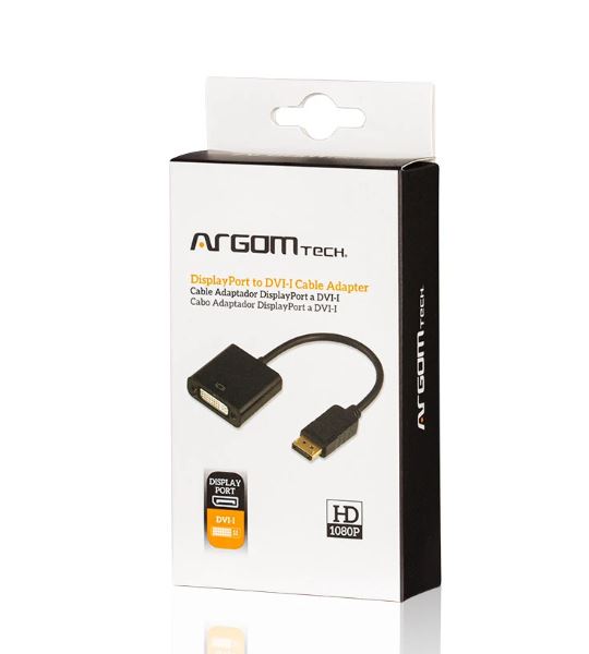 ADAPTADOR ARGOM DISPLAYPORT A DVI 15CM ARG-CB-1322