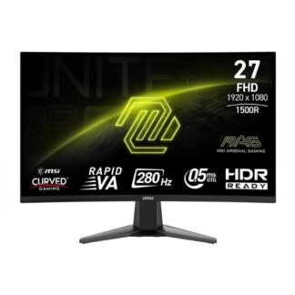 MONITOR GAMING MSI MAG 276CXF 27" FULL HD 280HZ CURVO VA HDMI DISPLAYPORT NEGRO