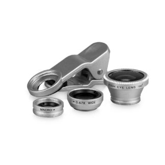 KIT DE LENTES PARA CELULAR ARGOM MOBILE LENSES SILVER ARG-AC-0411SL
