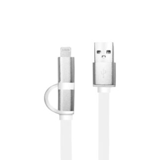 CABLE ARGOM 2 EN 1 LIGHTNING Y MICRO USB ARG-CB-0058