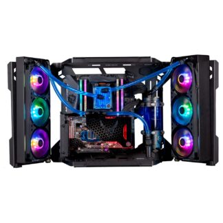 CASE GAMING COOLER MASTER MASTERFRAME 700 FULL TOWER NEGRO DISEÑO ABIERTO MODULAR
