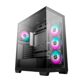 CASE GAMING DEEPCOOL CG580 AF MID TOWER NEGRO VIDRIO TEMPLADO 4 VENTILADORES