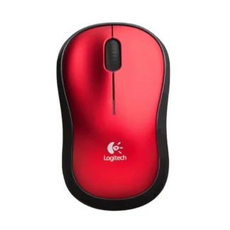MOUSE LOGITECH M185 INALÁMBRICO USB ROJO 1000 DPI