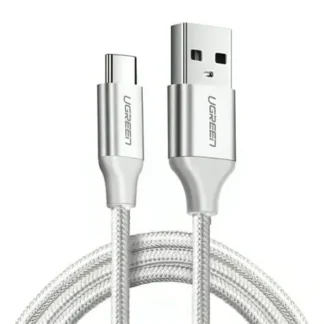 CABLE UGREEN USB-A 2.0 A USB-C 1M BLANCO