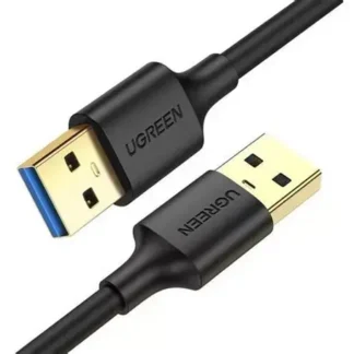 CABLE UGREEN USB-A A USB-A 3.0 5GBPS 1M NEGRO US129