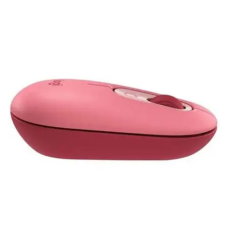MOUSE LOGITECH POP INALÁMBRICO BLUETOOTH + USB HEARTBREAKER ROSA CON EMOJIS - Image 3