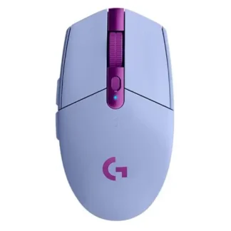 MOUSE GAMER LOGITECH G305 LIGHTSPEED INALÁMBRICO LILA 12000 DPI HERO SENSOR