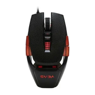 MOUSE GAMER EVGA TORQ X10 USB NEGRO CARBONO RGB 8200 DPI AJUSTABLE