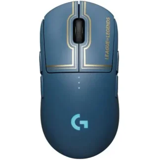 MOUSE GAMER LOGITECH G PRO LOL USB NEGRO AZUL RGB 25600 DPI EDICIÓN LEAGUE OF LEGENDS