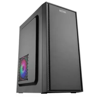 CASE NOVA CM02Q1RA002C MINI TOWER MICRO-ATX NEGRO CON FUENTE 600W SIN VENTILACIÓN