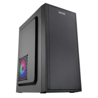 CASE NOVA CM03Q1RA003C MICRO-ATX NEGRO CON FUENTE 600W SIN VENTILACIÓN
