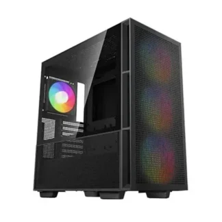 CASE GAMING RGB DEEPCOOL CH560 MID TOWER NEGRO VIDRIO TEMPLADO 4 VENTILADORES