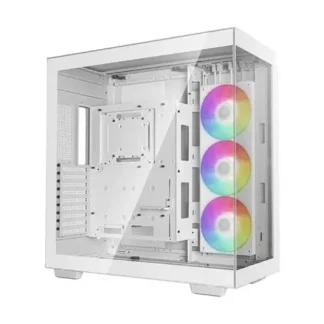CASE GAMING RGB DEEPCOOL CH780 FULL TOWER BLANCO VIDRIO TEMPLADO 1 VENTILADOR