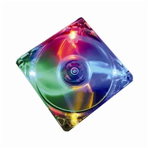 VENTILADOR AGILER 120MM TRANSPARENTE LED 3 COLORES AGI-8055C - Image 2