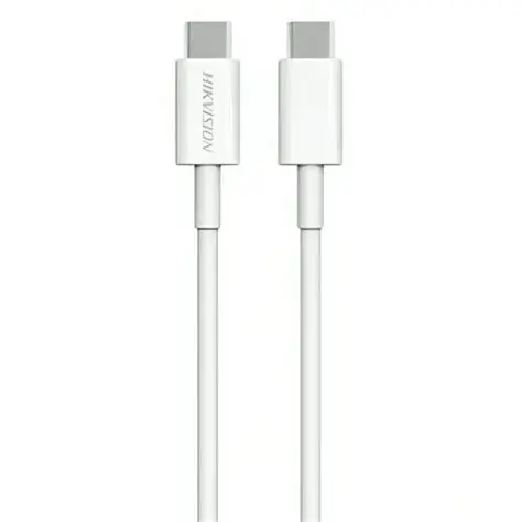 CABLE USB-C A USB-C HIKSEMI 3A 60W 1M BLANCO HS-HUB-CBC2C