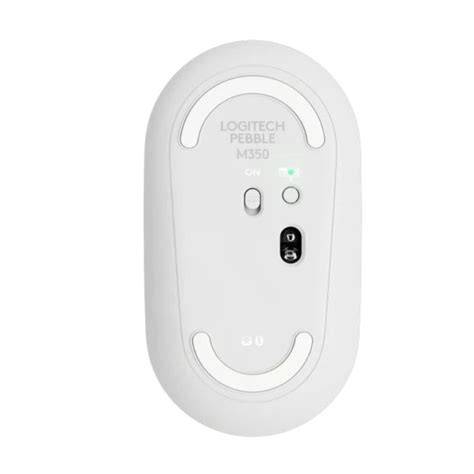 MOUSE LOGITECH PEBBLE M350 INALÁMBRICO BLANCO 1000 DPI SILENT - Image 3