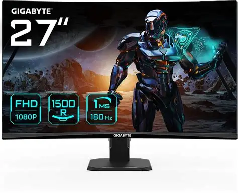 MONITOR 27" GIGABYTE GS27FC US 1920X1080 FHD 1MS 180HZ DP HDMI