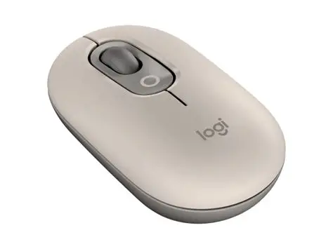 MOUSE LOGITECH POP MOUSE INALÁMBRICO MIST SAND BLUETOOTH + USB 4000 DPI - Image 2