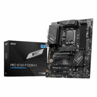 TARJETA MADRE MSI PRO B760-P II DDR4 LGA1700 ATX NEGRO