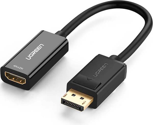 ADAPTADOR UGREEN DISPLAYPORT A HDMI 4K NEGRO MM137 - Image 2