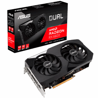 TARJETA DE VIDEO ASUS DUAL RX 6600 8GB GDDR6 HDMI DP PCI-E 4.0