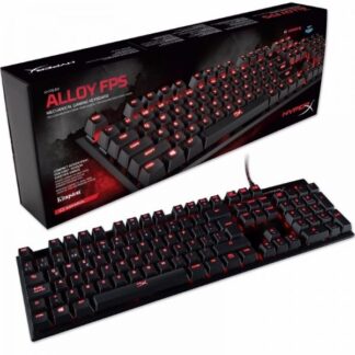 TECLADO KINGSTON GAMER MECANICO HYPERX ALLOY CHERRY MX BLUE ILUMINADO