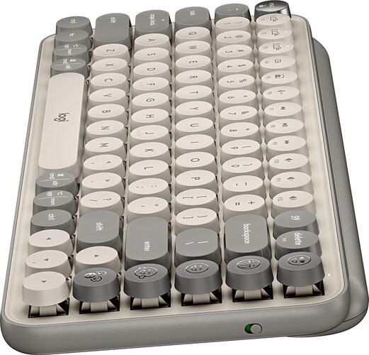 TECLADO LOGITECH INALAMBRICO POP MECHANICAL WITH EMOJI MIST-SAND BT - Image 2