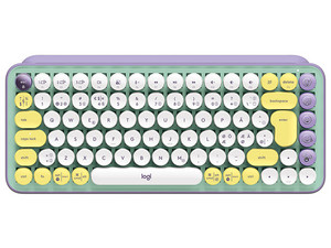 TECLADO LOGITECH POP KEYS INALAMBRICO WITH EMOJI KEYS DAYDREAMS MINT