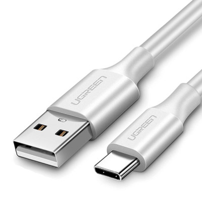 CABLE UGREEN USB-A 2.0 A USB-C 1.5M BLANCO US287 - Image 2