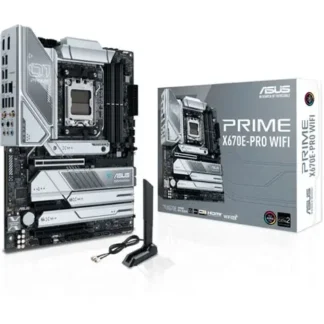 TARJETA MADRE ASUS PRIME X670E-PRO WIFI DDR5 AM5 ATX HDMI USB4 M.2 2.5G RGB