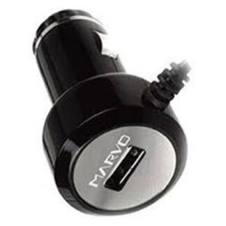 CARGADOR VEHICULAR MARVO CR-218BK USB + CABLE MICRO USB