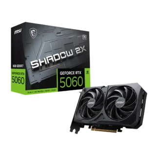 TARJETA DE VIDEO MSI RTX 5060 SHADOW 2X OC 8GB GDDR7 HDMI DP PCI-E 4.0