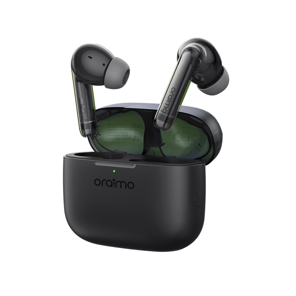AUDÍFONO ORAIMO FREEPODS LITE OTW-330 BLUETOOTH IPX4 NEGRO