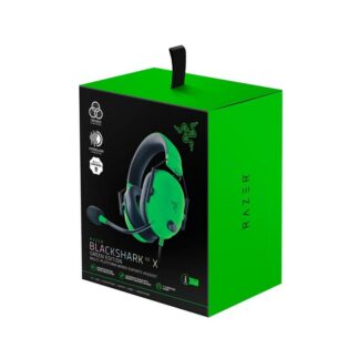 HEADSET RAZER GAMER BLACKSHARK V2 X-WIRED GREEN