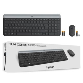 TECLADO Y MOUSE LOGITECH SLIM MK470